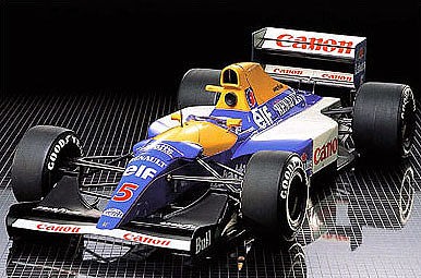 Williams FW14B Renault -- Plastic Model Formula 1 Car -- 1/12 Scale -- #12029