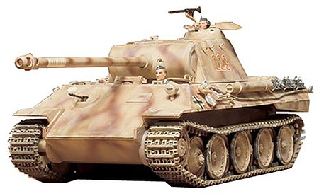 German Panther Medium Tank -- Plastic Model Military Vehicle Kit -- 1/35 Scale -- #35065