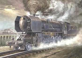 BR52 Kriegslocomotive Armored Steam Locomotive -- Plastic Model Train -- 1/35 Scale -- #00210